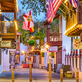 photo of st george street downtown st augustine